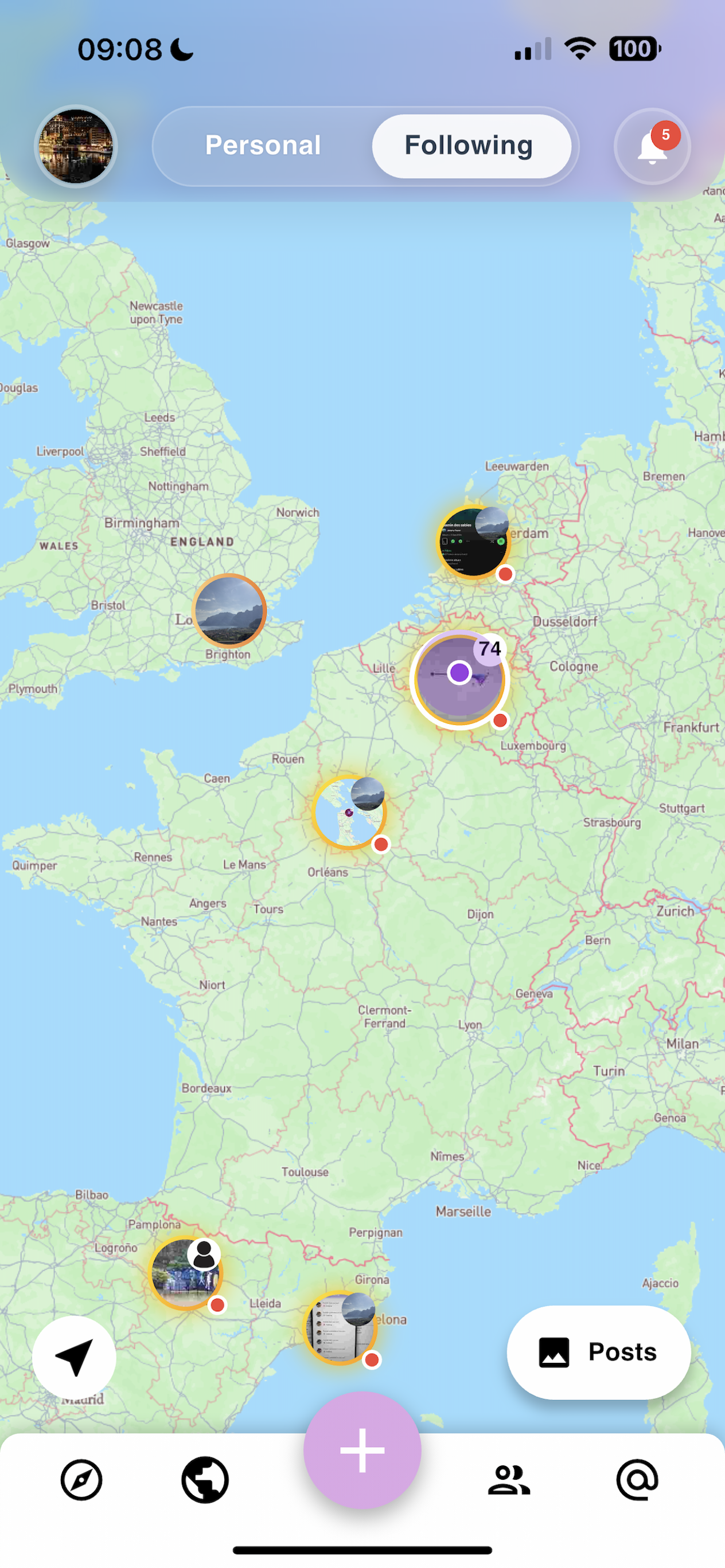 Social Map Highlights